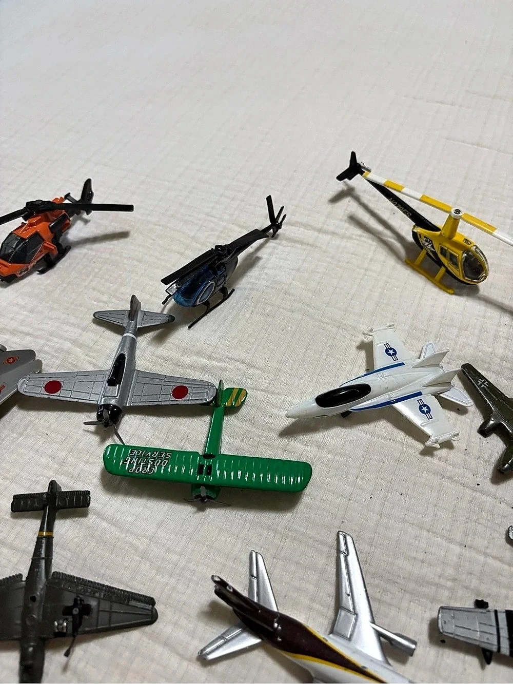 Assorted Toy Airplanes & Helicopters